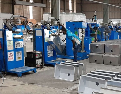 Handmade sink workshop - Welding machines