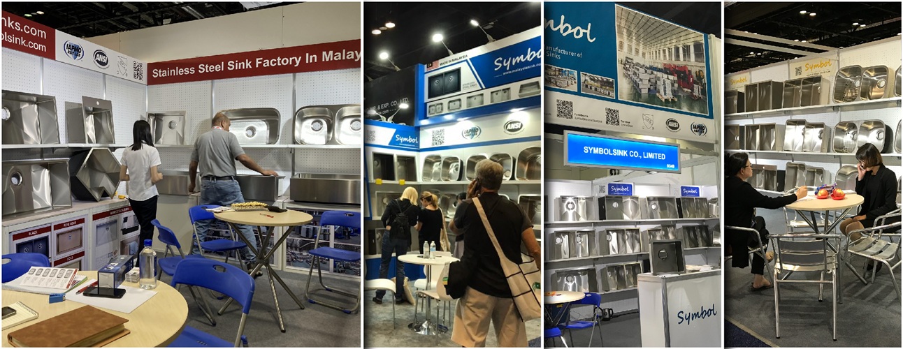 Symbolsink booths at Coverings exhibitions
