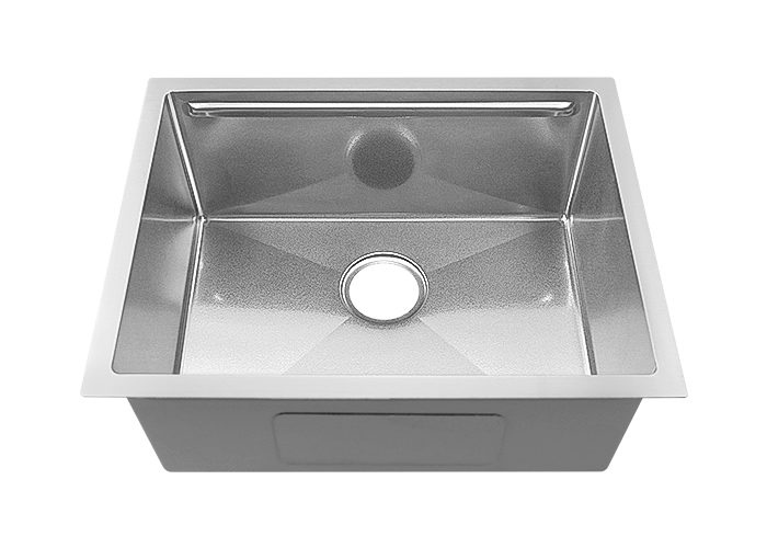23 Inch Handmade Workstation Sink with Stone Grain Finish, RS-2318MC