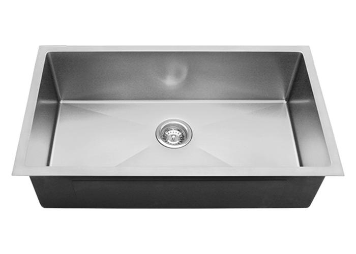 32 Inch Silver Nano Handmade Stainless Steel Sink, RS-3218-S
