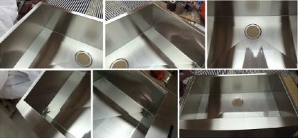 Details of the 33 Inch Apron Front Sink