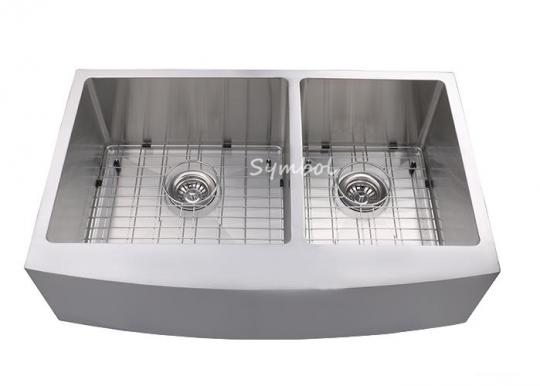 Apron-front Double-bowl Sink, AD-R3321L