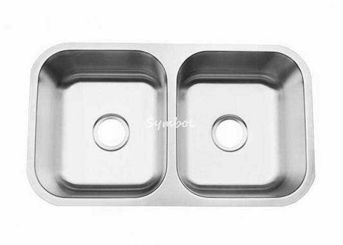 Double-Bowl Undermount Kitchen Sink, SS-2919