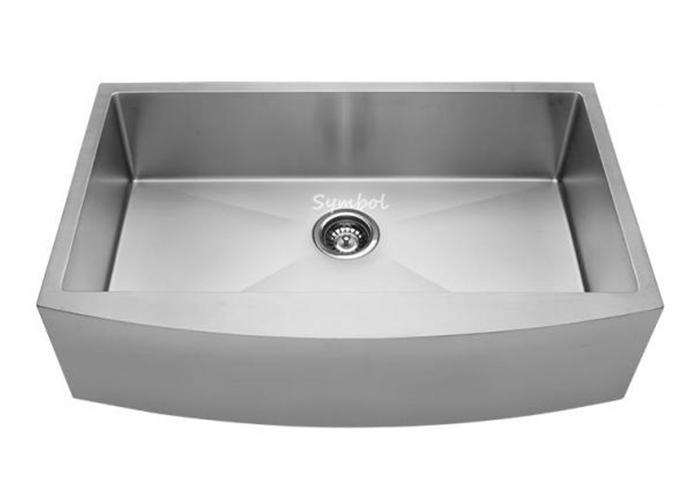 Undermount Apron-front Nano Titanium Plating Sink, AS-R3321-S