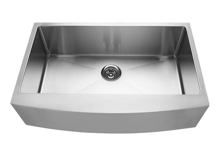 33 Inch Apron Front Stainless Steel Kitchen Sink Single Bowl, AS-R3320