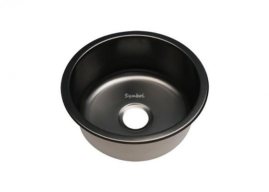 Round Stainless Steel Kitchen Sink, SS-460-B